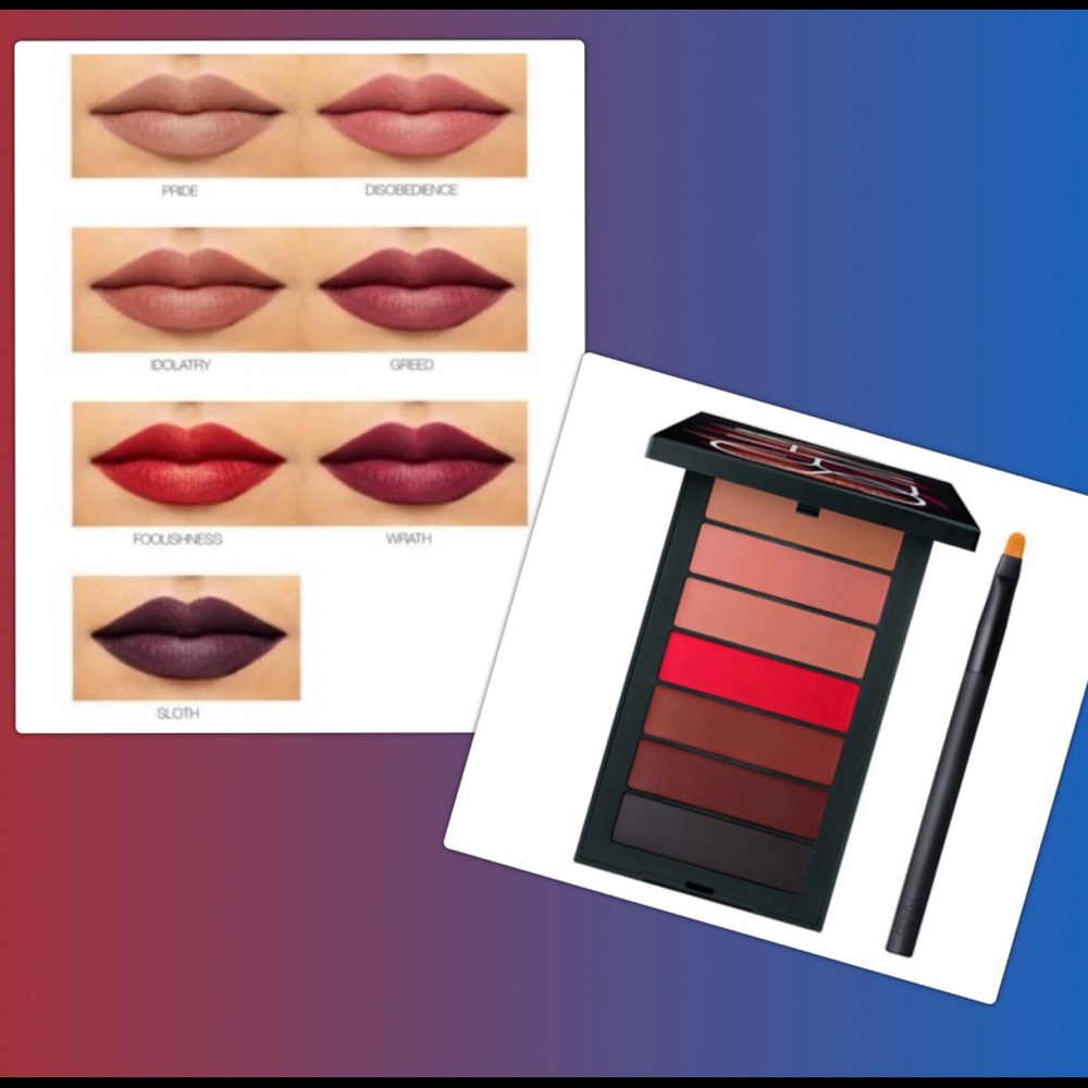 NARS 7 deadly sins audacious lip palette